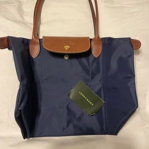 NWTinside bag, long champ bag Navy